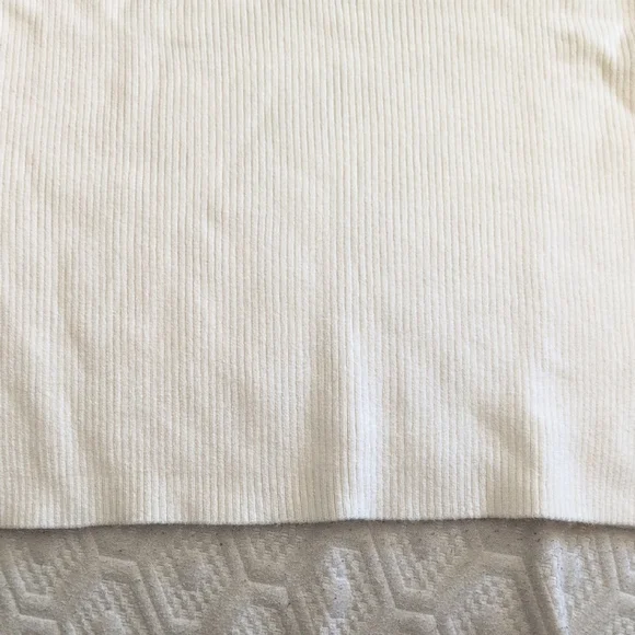 Abercrombie & Fitch Cream Ribbed Crewneck Sweater - Picture 5 of 5